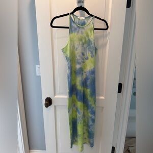 Heartloom tie dye midi dress size M